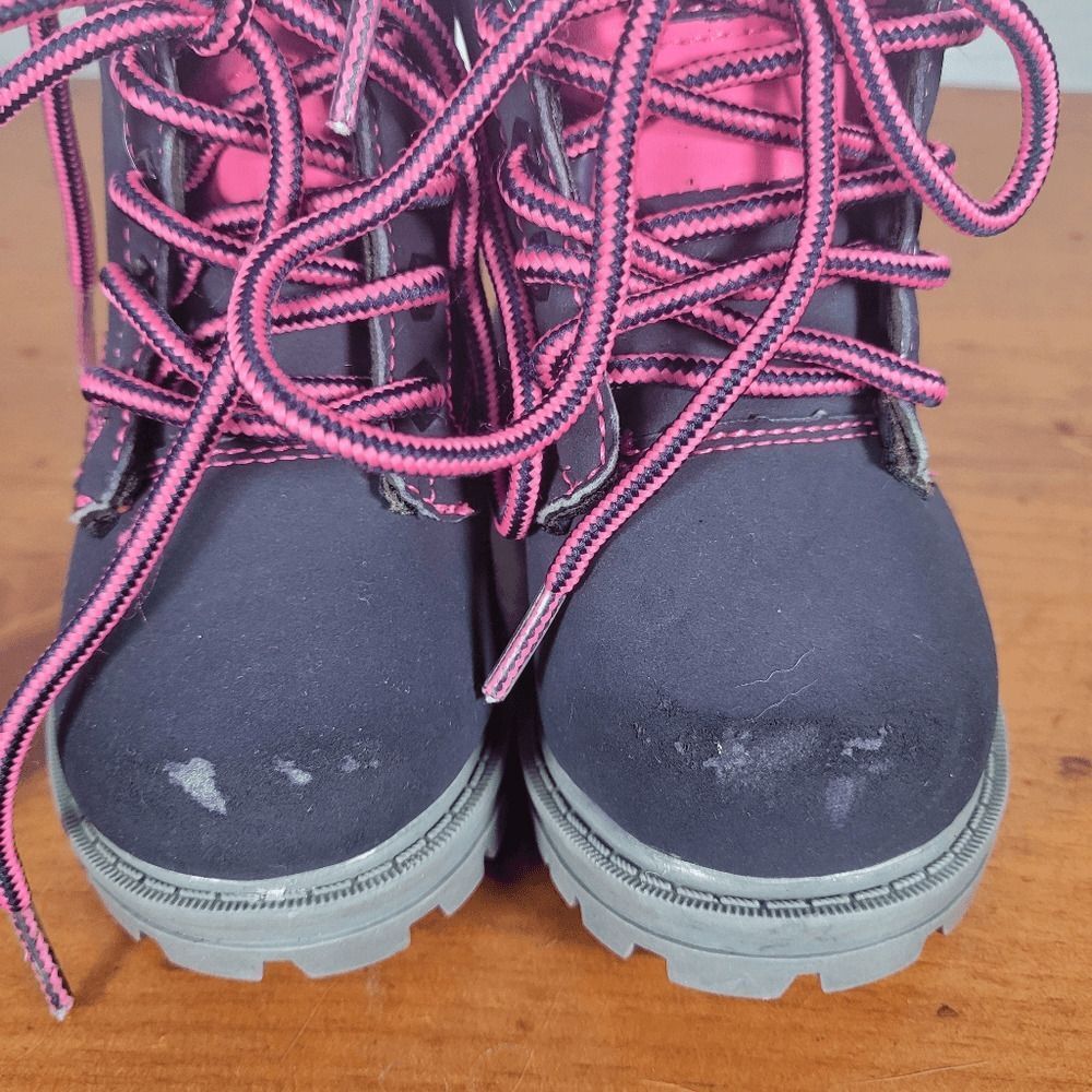 Fila Toddler Girl Ankle Utility lace up Boots Size 5 - Picture 3 of 8